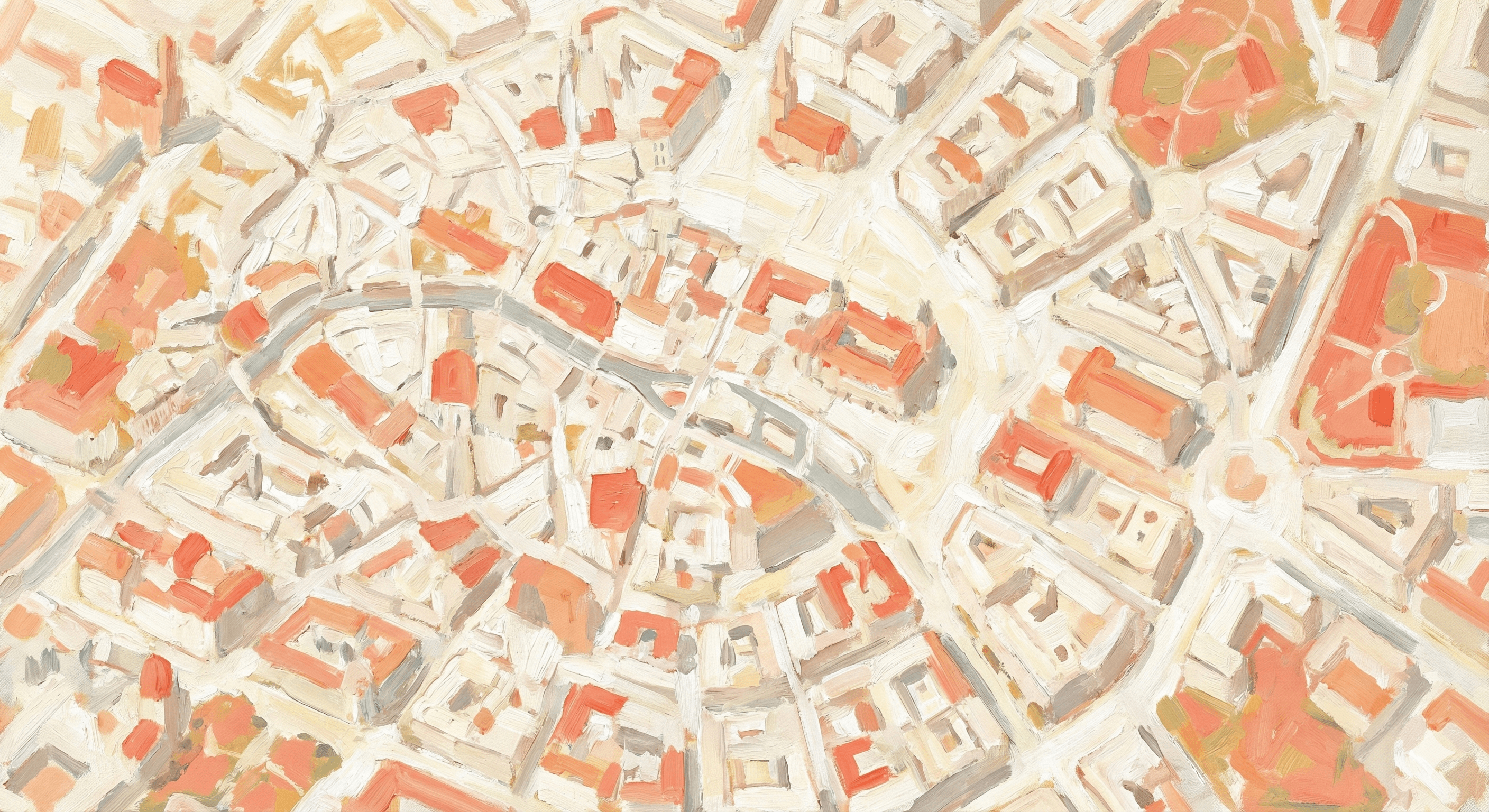 Painted map visualization